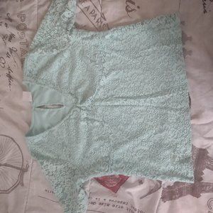 cute teal top